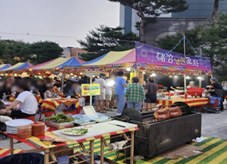 야시장 포장마차 현장